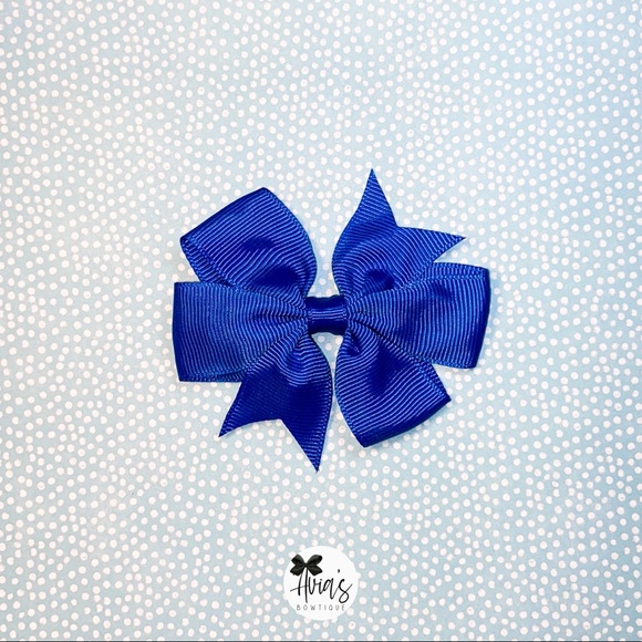 Girl hair bows - shades of blue - Picture 4 of 5